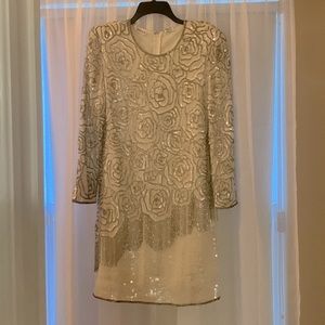 Stunning Beaded Fringe and Sequin Dress